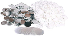 CREWORKS 100 Sets 2.25 Inch/58Mm Blank Button Badge for Button Making Machine, B