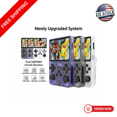 R36S Retro Handheld Game Console 3D Open Source Portable Gaming System