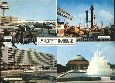 Flughafen Airport Aeroporto Flugzeug Pan American Hotel Intercontinental Stadtha