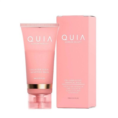 QUIA Collagen Night Wrapping Mask für Glass Skin Skincare 75ML NEU
