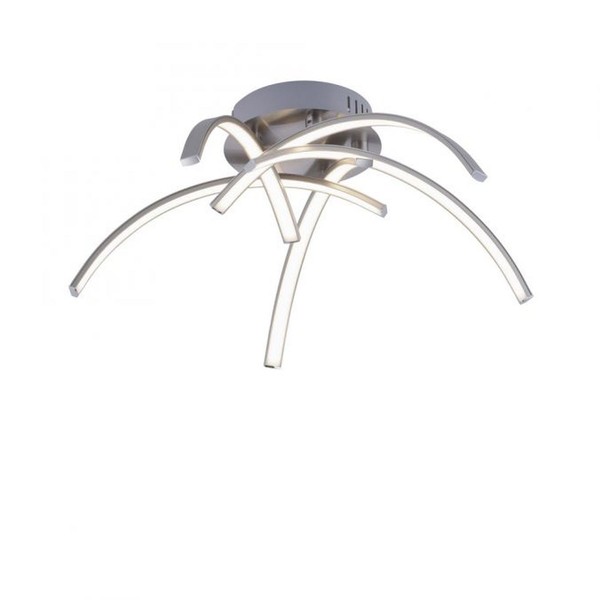 Led Deckenlampe Metall B: 47 Cm 3000 K Warmweiß 445 Lm Modern Deckenleuchte-image
