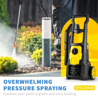 #ad 2000 PSI ElectricPower Washer 1.65GPM w 30Ft Hose amp; Reel 5Nozzles FoamCannon $129.99