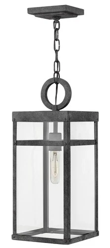 Hinkley Lighting 2802-LL Porter 1 Light 8"W Lisa McDennon Open - Aged Zinc - Picture 3 of 10