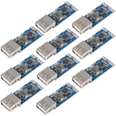 10PCS DC-DC Converter 9V 12V 24V to 5V 3A USB Step-Down Voltage Regulator Out...
