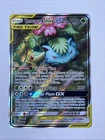 Venusaur & Snivy GX SM229 Black Star Promo Alt Art NM