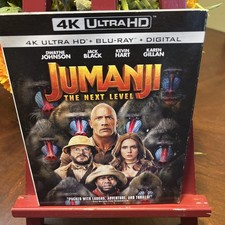 Jumanji: the Next Level 4k Ultra HD, Blu-ray, 2019 Slipcover