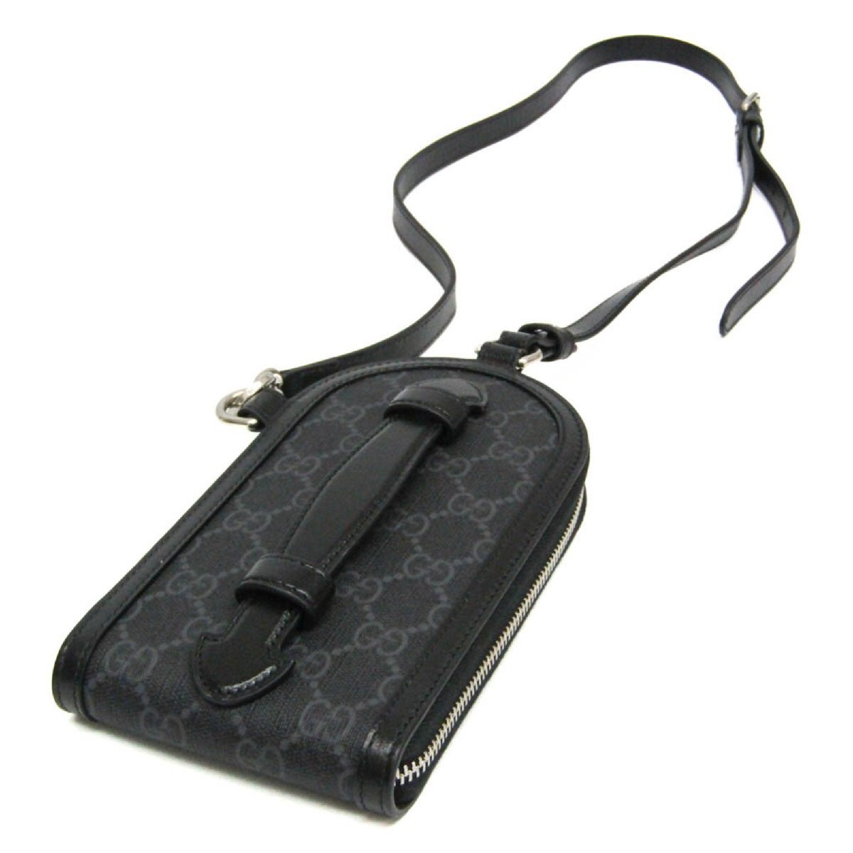 Gucci Interlocking G Phone Shoulder Bag 724357 Men s Women s GG Supreme Leather thumbnail 3