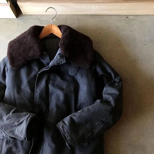 Russian Air Force Winter Jacket with Shearling Collar, Size 48 - product listing photo