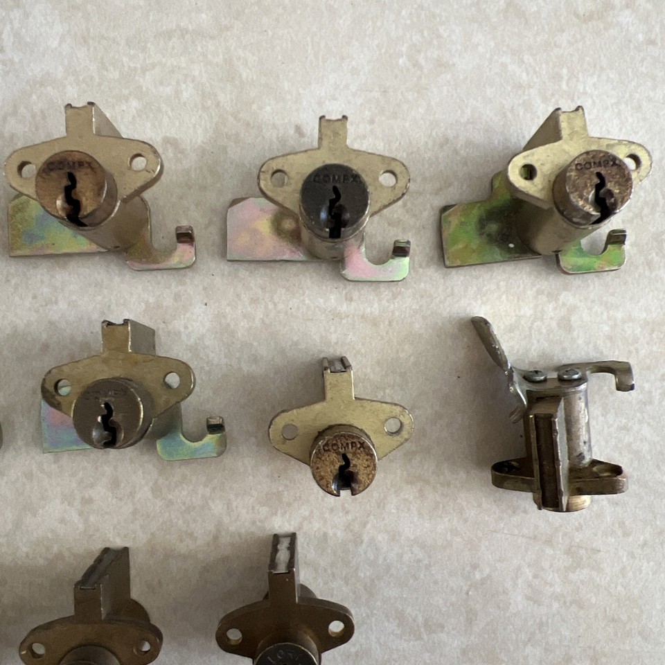 Vintage Post Office Postal USPS Mail PO Box Lock Cylinder NO Keys Lot ...