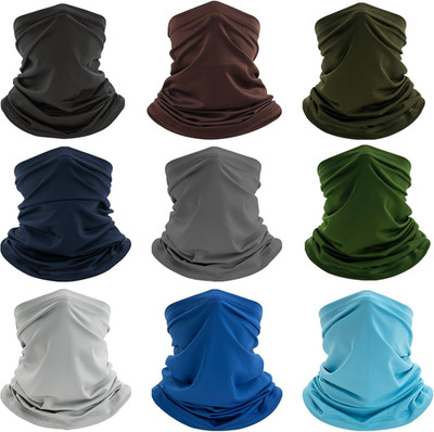 9 Pack Cooling Neck Gaiter UV Face Mask Cover Sun Protection Balaclava