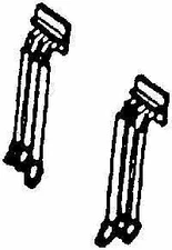 Details West 266 HO Scale MU Cables -- 3-Cluster, All Roads pkg(4)