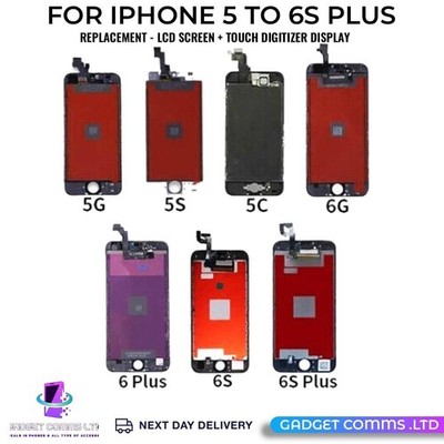 Für iPhone 4 5s 6s 7 8 Plus Ersatz LCD Bildschirm Touch Digitizer Display NEU