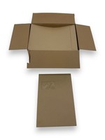 250 Versandtaschen Din C4, 229 X 324 Mm, Haftklebend, Braun 90 G/M² Mit Fenster
