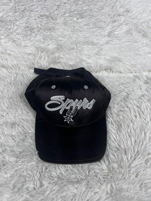 San Antonio Spurs Hat Cap Strap Back One Size NBA Basketball Script Adidas Mens