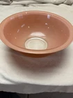 Vintage Pyrex Clear Bottom mixing bowl 1970 Autumn Rainbow Collection 9 3/4”