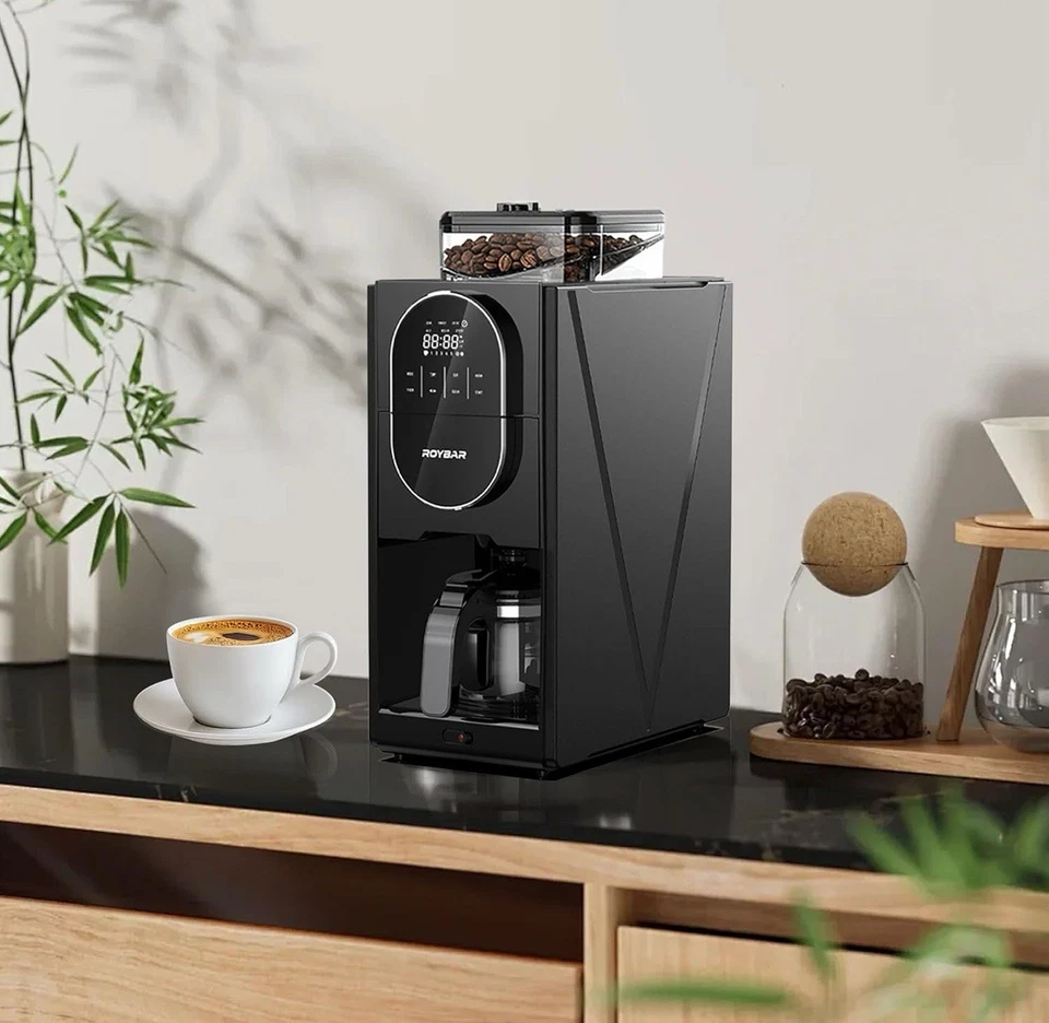 Coffee Maker with Grinder, Programmable Hot and Cold Coffee Maker - Image 2 of 4