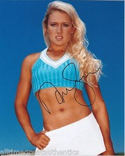 SEXY LPGA GOLFER NATALIE GULBIS HAND SIGNED 8X10 PHOTO H W/COA PROOF