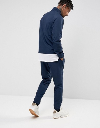 Nike Sportswear Men's Woven Tracksuit Xtra Large Dark Navy Blue - Picture 5 of 8