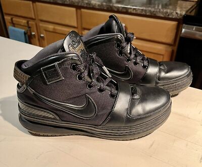 Nike Air Zoom Lebron VI 6 Triple ''Black Out'' Anthracite  2008 (346526-001) Sz 8