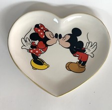 Disney Mickey Minnie Mouse Trinket Dish Jewelry Collectible 6 1/2" x 5" New