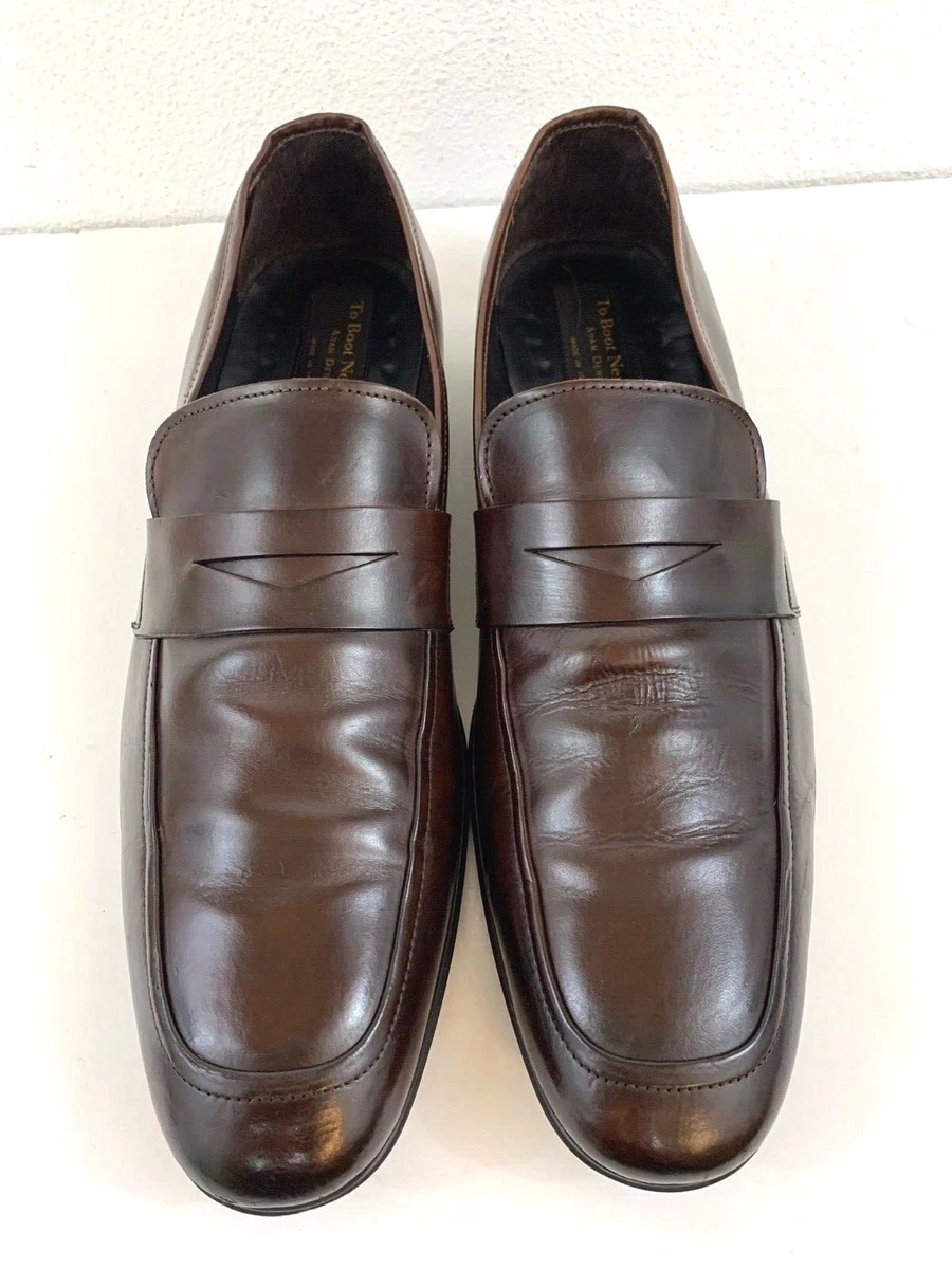 TO BOOT NEW YORK SENATO BROWN LEATHER LOAFER SOES SIZE 13 395 eBay