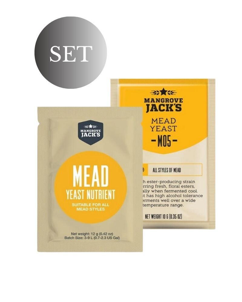Mangrove Jacks Mead Nutrient and Yeast M05 for Mead Making Home Brew