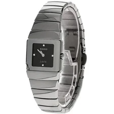 Rado Jubile Black Dial Ceramic Bracelet Women's Watch 153.0334.3 (Black)