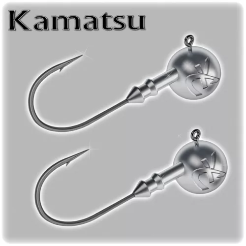 Ball Jig Heads Extra Sharp Hook size 2 Drop Shot Soft Lures Pike Fishing