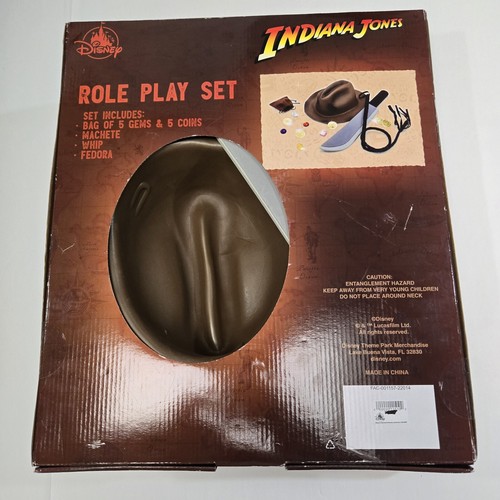 Disney Park Indiana Jones Costume Accessory Set for Kids New with Box - Picture 6 of 6