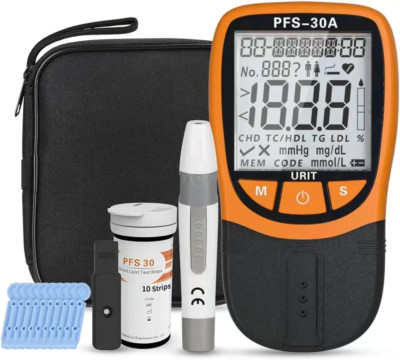 Household blood lipid analyzer cholesterol triglyceride five item tester