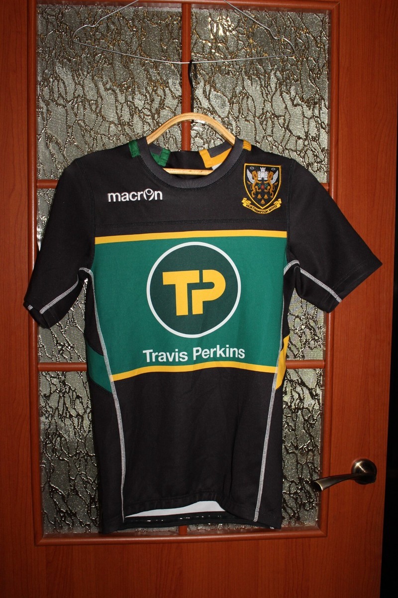 Macron Travis Perkins Northampton Saints Rugby Union Jersey Shirt
