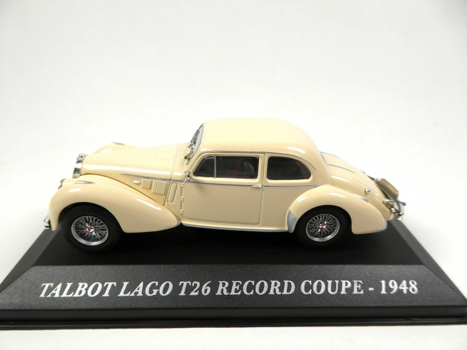 Talbot Lago T26 Record Coupé (1948) 1:43 Altaya Ixo Modellauto Miniatur VA15 - Bild 2 von 4