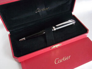 Cartier Roadster Ball Point Pen Black 
