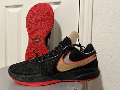 Nike LeBron James XX 20 Trinity Miami Heat Black Red DJ5423-001