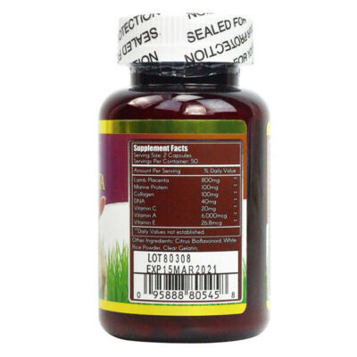 Buy WooHoo Natural DNA Lamb Placenta Capsules (Pack of 100) online