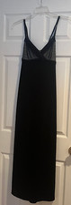 Flora Nikrooz Long Lingerie Chiffon Nightgown Size Medium Vintage USA