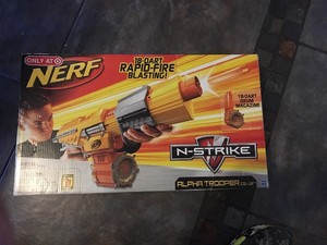 Hasbro Nerf N Strike Alpha Trooper Cs 18 18 Dart Rapid Fire Blasting Nib Target Ebay