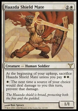 MTG Magic the Gathering Haazda Shield Mate (12/190) Dissension MP