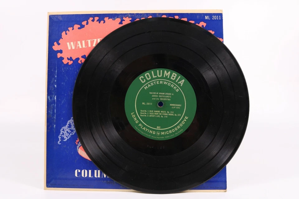 Waltzes Of Johann Strauss Andre Kostelanetz Columbia 78 RPM Record Foto 3 de 4