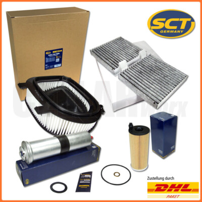 für BMW X3 F25 sDrive18d xDrive20d Inspektionspaket Filtersatz Filter Satz 4-tlg