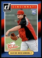 2014 Panini Donruss The Rookies David Holmberg Cincinnati Reds #38
