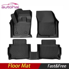 Car Floor Mats for 2013-2016 Ford Fusion All-Weather TPE Rubber Cargo Liner 3pcs