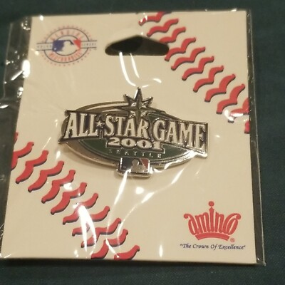 #ad 2001 mlb all star game 01 asg lapel pin Seattle t mobile park cal Ripken jr $16.00