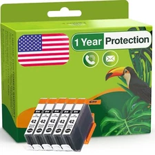 Limeink 5 Black Compatible High Yield Ink Cartridges Replacement for CLI-42 f...