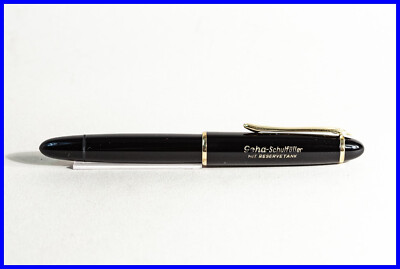 1950er J. Geha  School filler with reserve tank piston filler, FINE K steel nib