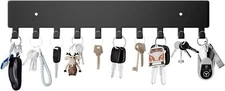 Key Holder for Wall, Key Hooks with 10 Hooks Wall Mounted Key Holder for Hallway