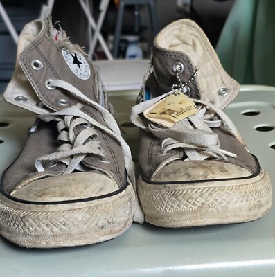 Vintage. Converse Chuck Taylor CT Zip HI multi zip hi 105701F Gray