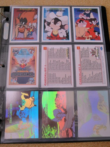 1991 Impel Fievel Goes West Complete 150 Card Base Set + 8 Holograms - Picture 5 of 6