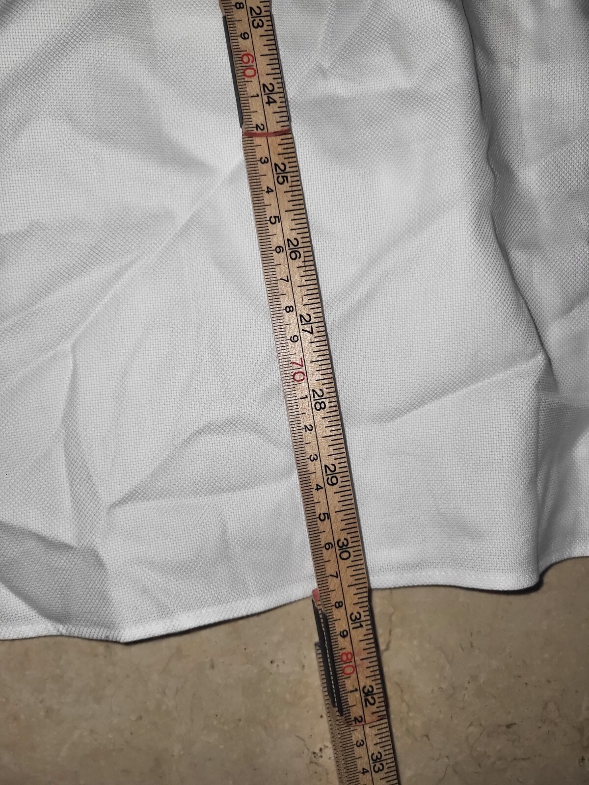 Individualized Solid White Button-Down Shirt 70s/… - image 12