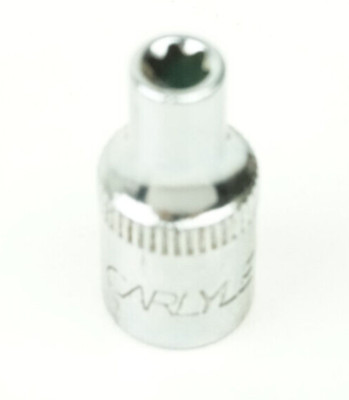 Carlyle E5 External Torx Chrome Socket 1/4'' Drive S14E5